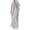 Grey, variant on RKSTN Long Sleeve Dress for Women Fall Fashion Cotton stripe Lapel Collar Dress loose Irregular V Neck Cardigan Maxi Dress