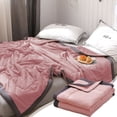 thumbnail image 2 of Dvruxg Lightweight Fall Quilt, Double-Sided Cold Effect Autumn Cooling Comforter, Machine Washable Breathable Cooling Quilt for All Season, 2 of 2