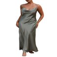 thumbnail image 1 of Women‘s Long Bodycon Dress with Spaghetti Straps, 1 of 7