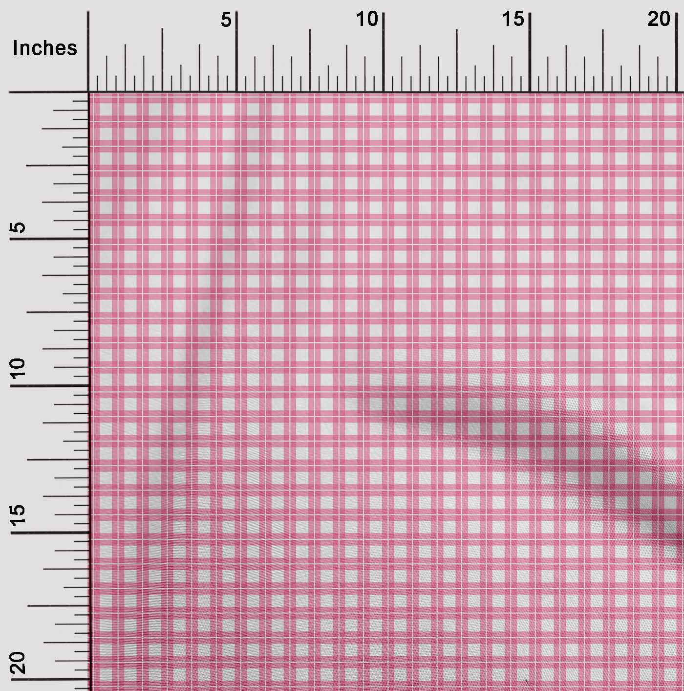 oneOone Cotton Poplin Fabric Gingham Check Print Fabric By The Yard 42 Inch Wide
