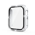 thumbnail image 1 of Apple Watch Case with Tempered Glass Screen Protector for Apple Watch 42mm Series 3/2/1, Bling Crystal Diamond Rhinestone Ultra-Thin Bumper Full Cover Protective Case for Women Girls iWatch, 1 of 6