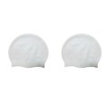 thumbnail image 1 of Swimming Cap for Long Hair 2Pc Adult Universal Pure Silicone Ear Protection Swimming Caps, 1 of 1
