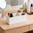 thumbnail image 4 of Vacemry Compartment Pen Holders Storage Box, Multi Functional Divided Desktop Organizer For Pens Cosmetics Stationery, Plastic Desktop Organizer For Home Office Study Desk Dressing Table Shelf Decor, 4 of 6