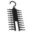thumbnail image 4 of Fictory Tie Rack-Adlustable Croix X Cravate Rack Ceinture Foulards Crochet Porte Cintre Organisateur, 4 of 8