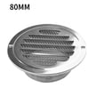 thumbnail image 1 of Lefu Plat Rond Grille d'Évacuation d'Air Couvercle en Métal Cercle Ventilation 80mm 100mm, 1 of 9