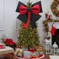 thumbnail image 1 of Christmas Bows Decorations,Velvet Christmas Bow Ornaments,Christmas Bows and Ribbons for Trees,DIY Bowknot Material Kit Bowknot Decoration Christmas Party Set Props EVA Material Kit, 1 of 6