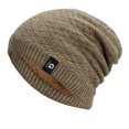 thumbnail image 1 of Womens and Mens Diamond Check Sweater Cap Men's Cycling Soft Knit Cap, 1 of 4