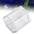 thumbnail image 4 of Small Aquarium Fish , Mini Fish  Round Corner Design Plastic Material Hex Shape  For Office Decoration White,Black,Transparent, 4 of 8