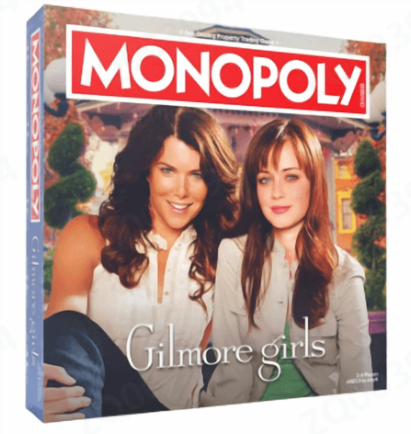 Holiday ToysGilmore Girls MonopolyBoard Game Trade Hollow Locations Includes 6 Collectible Like Coffee Cup Hat Fun Game For Fans Families Official1 box of Monopoly cards