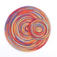 thumbnail image 1 of CAROOTU Round Cotton Coaster Heat Resistant Dining Table Plate Mat for Household Protects Table from Burnt, 1 of 7