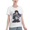 thumbnail image 2 of Women's Basic Short Sleeve T-Shirt Attacking Giant Levi Ackerman, 2 of 6