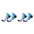 thumbnail image 3 of Baohd 2piece Moisture Wicking And Quick Drying Sports Socks For Women Foot Compression Socks Ankles Socks blue L/XL 2Set, 3 of 6