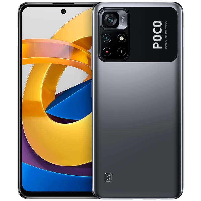 Poco M4 Pro (64GB/4GB, Noir Électrique, 5G, Version Globale)