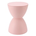 thumbnail image 3 of Hourglass Stool, Hourglass Shaped Stool Wide Application Fashionable  For Bathroom Pink, 3 of 8
