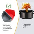 thumbnail image 4 of YAOMOBB Dual Compartment Slow Cooker Liner Eco Friendly Silicone Slow Stew Pot Liners High Temperature Resistant 2Pcs Set, 4 of 7