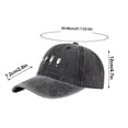 thumbnail image 2 of TopLLC Hot Water Washed Hat Hand Style Soft Cap For Men And Women To Make Old Face Small Baseball Cap black hat, 2 of 8
