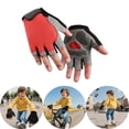 thumbnail image 2 of Kids Half Finger Sports Gloves for Outdoor Cycling Exercise Riding Biking Climbing and Active Play, 2 of 3