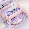 thumbnail image 4 of Big Capacity Pencil Pen Case Office College School Large Storage High Capacity Bag Pouch Holders Box, 4 of 6