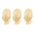thumbnail image 1 of Bouquet Ribbon, Fringe Chiffon Silk Ribbon Hand Dyed Hand Crafted Soft Touch Easy To Cut  For Wedding For Gift Wrapping Beige, 1 of 8