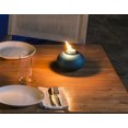 thumbnail image 5 of Cheminée de table Clean Burn de TIKI en forme de perle de la mer en verre, 5 of 5