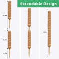 thumbnail image 4 of STIFH Moss Pole 26 Inch for Monstera and Climbing Indoor Plants with 15.4 Inch Coco Plant Pole (2 Pack), 4 of 4