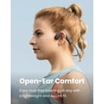 thumbnail image 2 of Shokz OpenMove Bone Conduction Wireless Bluetooth Headphones for Sports (Grey), 2 of 7
