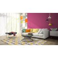 thumbnail image 3 of Tapis d'extérieur lavable Hialeah ivoire & jaune 7 pi x 9 pi, 3 of 7