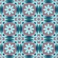 thumbnail image 1 of Ahgly Company Tapis d'Intérieur Lavable à la Machine, Carré, Transitionnel, Bleu Lagon Bleu, Tapis de Zone, 7 Pieds Carré, 1 of 7