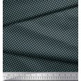 thumbnail image 2 of Soimoi Blue Poly Georgette Fabric Semi Circle Geometric Printed Fabric 1 Yard 42 Inch Wide, 2 of 5
