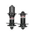 thumbnail image 1 of Moyeu de Roulement Format Compact Sans Bavures Réduire la Friction Fournitures de Cyclisme Installation Pratique Moyeux Métalliques Alliage d'Aluminium Arbre de Roue 28 H/moyeu Arrière/noir, 1 of 9