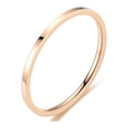 thumbnail image 1 of TopLLC Rings Temperament Versatile 1MM Thin Titanium Steel Ring Female Fashion Plain Ring Tail Ring Jewelry a ring, 1 of 2