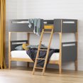 thumbnail image 1 of South Shore Bebble Twin Modern Bunk Bed, in Natural and Gray, 1 of 12