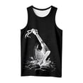 thumbnail image 4 of Graphic Print Muscle Tank Top for Daily Casual Wear Breathable Sleeveless Shirt Workout Gear, 4 of 4