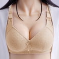 thumbnail image 2 of Yuzhih Bras for Women Push up No Padding Comfort Underwire Plus Size Full Coverage Seamless Everyday Bras, 2 of 6