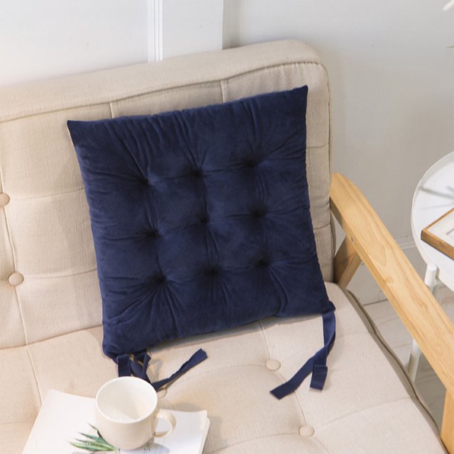 Meitianfacai Crystal Velvet Cushion Home Chair Cushion Simples And Comfortable Modern Computer Chair Cushion