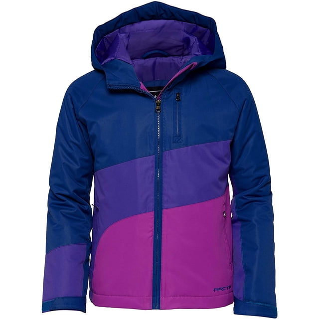 Arctix Veste d'Hiver Isolée pour Filles, Bleu Nuit Marine, Très Grand