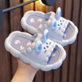 thumbnail image 1 of EGNMCR Girl's Slippers Summer Children's Shoes Three-dimensional Rabbit Indoor Non-slip Soft-soled Slippers Kid Shoes, 1 of 3