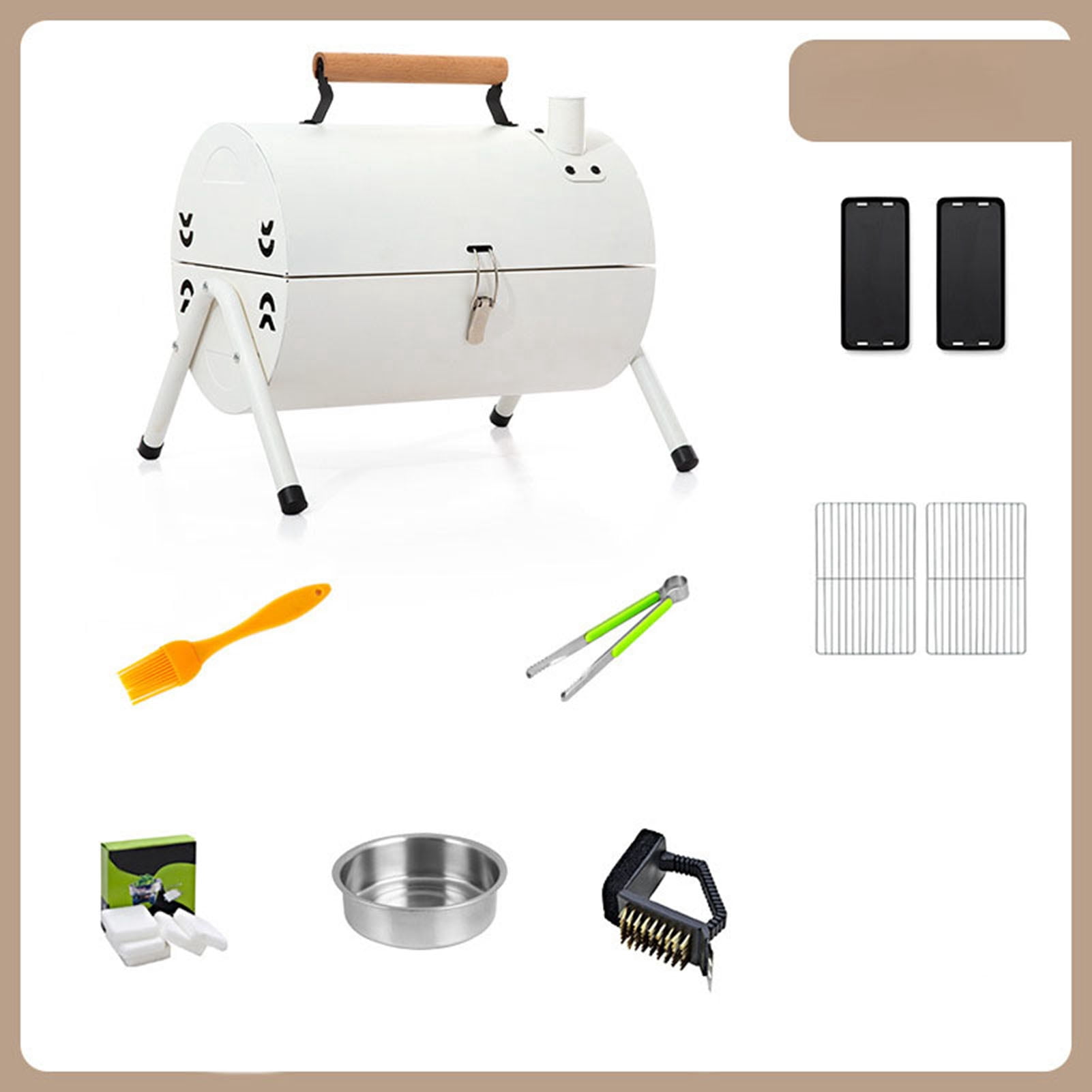 Charcoal Barbecue Grill,Portable Charcoal Barbecue Grill Charcoal BBQ Grill Charcoal Grill Unmatched Quality