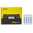 thumbnail image 1 of Powerex C980 Chargeur Intelligent et Pile Panasonic Eneloop 8 AAA NiMH (800 mAh), 1 of 1