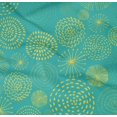 thumbnail image 5 of oneOone Cotton Poplin Twill Turquoise Green Fabric Abstracts Sewing Material Print Fabric By The Yard 56 Inch Wide, 5 of 5