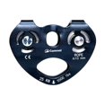 thumbnail image 1 of S SERENABLE 25KN Zip Line Climbing Pulley Trolley Rock Aluminum Fixed Eye for Cable Black, 1 of 9