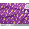 thumbnail image 3 of Soimoi Purple Poly Georgette Fabric Women,Gift Box & Tree Christmas Fabric Prints By Yard 42 Inch Wide, 3 of 3