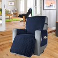 thumbnail image 3 of GROWTH TANK Housse de Fauteuil Inclinable Lavable Résistante Imperméable Housse de Sofa pour Bureau Maison Bleu Marine G, 3 of 9