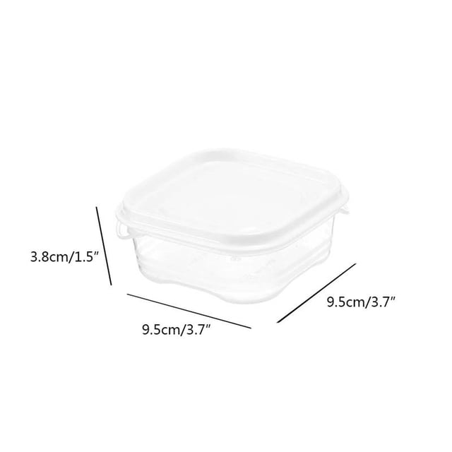 Food Storage Containers Kitchen Food Grade Sealed Grain Storage Tank With Stackable Design For Dry Food 9.5 cm x 9.5 cm x 3.8 cm To 18.4 cm x 12.9 cm x 6 cm