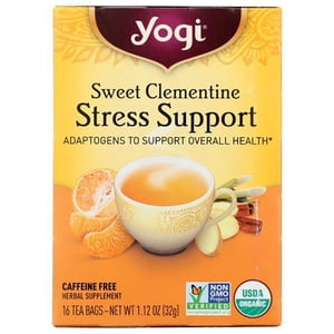 Yogi Tea - Sweet Clementine Stress Support, 16 Des sacs, 1.1 oz