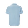 thumbnail image 4 of Chemises pour Hommes, Chemise Habillée Décontractée à Manches Courtes Boutonnée Texturée Hawaïenne Unie, 4 of 5