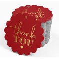 thumbnail image 4 of Inkdotpot Étiquette de Bouteille Merci pour Douche Nuptiale en Vraie Feuille d'Or Étiquettes Suspendues pour Cadeaux, Lot de 100, 4 of 6