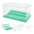thumbnail image 2 of 3 Steps Display Case Acrylic Box Dustproof Display Case For Blocks Plastic Display Box, 2 of 3