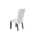 thumbnail image 3 of Chaises de salle à manger Aerys David en PU blanc (2 chaises par boîte), 3 of 3