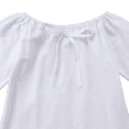 thumbnail image 4 of Kids Baby Girl Princess Party Cotton Dress Long Sleeve Ruffle Nightgown, 4 of 5